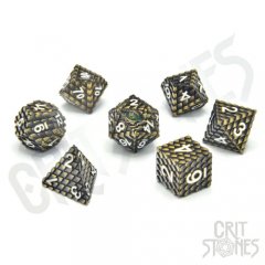CS-DC-M55-DRDXZIUS Drudaxizius Metal RPG Dice Set