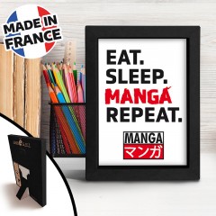 EAT SLEEP MANGA REPEAT - Kunstwerk