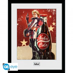FALLOUT - Nuka Cola Print gerahmt
