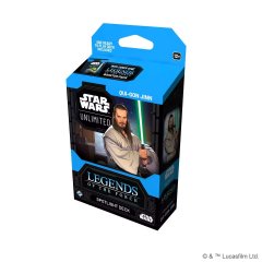 Fantasy Flight Games 119443-1 FFG - Star Wars: Unlimited - Legenden der Macht - Qui-Gon Jinn Spotlight Deck - EN