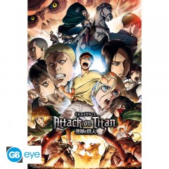 ATTACK ON TITAN - Poster S2 Key Art \(91.5x61\)
