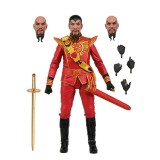 NECA Flash Gordon 1980 Red Military Outfi Ming Red Ultimate Figur 18cm