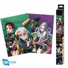 DEMON SLAYER - Set 2 Chibi Posters -Entertainment District \(52x38\)