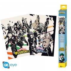 MY HERO ACADEMIA - Set 2 Posters Chibi 52x38 - Heroes/Villains