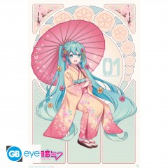 HATSUNE MIKU - Poster Maxi 91cmx51cm - Sakura Kimono