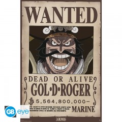 ONE PIECE - Poster Maxi 91cmx51cm - Wanted Gol .D. Roger