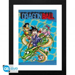 DRAGON BALL - Framed print Cover \(30x40\)