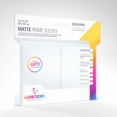 Gamegenic - Matte Prime Sleeves White \(100 Sleeves\)