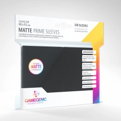 Gamegenic - Matte Prime Sleeves Black \(100 Sleeves\)
