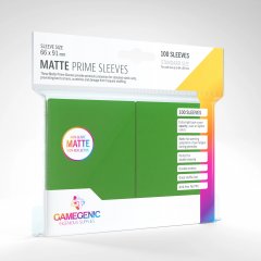 Gamegenic - Matte Prime Sleeves Green \(100 Sleeves\)