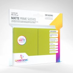 Gamegenic - Matte Prime Sleeves Lime \(100 Sleeves\)