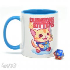 Glassstaff Dungeons & Kittens Geschenk Tasse