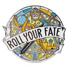 Glassstaff Roll Your Fate Spinner Pin