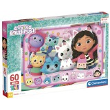 Clementoni Gabbys Dollhouse maxi puzzle 60pcs