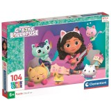 Clementoni Gabbys Dolls House puzzle 104pcs
