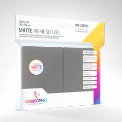 Gamegenic 33704 Gamegenic - Matte Prime Sleeves Dark Gr