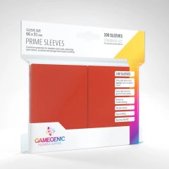 Gamegenic GGS10015ML Gamegenic - Prime Sleeves Red (100
