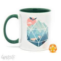 Glassstaff A d20 Scene Gift Mug