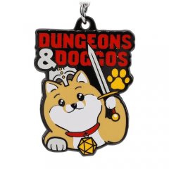 Glassstaff Dungeons & Doggos Keychain GS-KC-3-D20SCNE