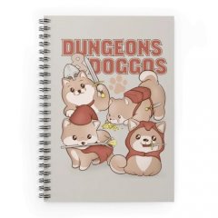 Glassstaff Dungeons & Doggos Spiral Notebook GS-NB-2-D
