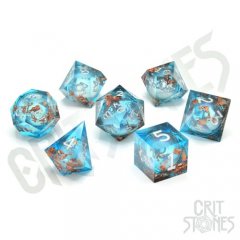 Flux Fortune Liquid Core RPG Dice Set CS-DC-L35-FLXFR