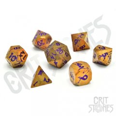 Glassstaff Shattered Sigils Metal RPG Dice Set CS-DC-M2