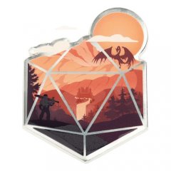 Glassstaff The d20 Hero Pin GS-PN-2-HEROD20