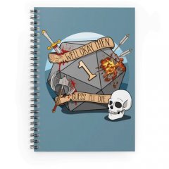 Guess Ill Die Spiral Notebook GS-NB-3-GSSLDIE