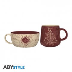 ABYstyle HARRY POTTER - Breakfast Set Mug + Bowl - Marauders Map
