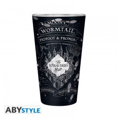 Harry Potter Glas 400ml - Marauders Map