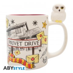 Harry Potter 3D Tasse: Hedwig & Privet Drive