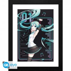 HATSUNE MIKU - Framed print 