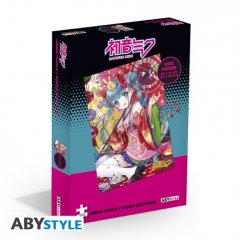 ABYstyle HATSUNE MIKU - Jigsaw puzzle 1000 pieces - Sakura Kimono