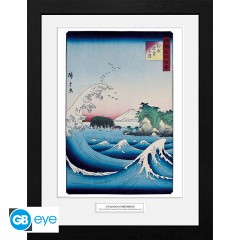 HIROSHIGE - The Seven Ri Beach 12x16
