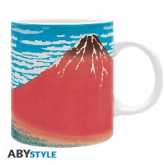 HOKUSAI Tasse: Red Fuji Design, 320 ml