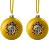 SDTOYS Harry Potter Hufflepuff Christbaum Kugel