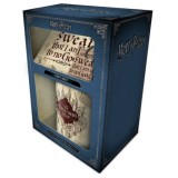 Harry Potter Marauder Map Set Mug + tumbler holder and keychain