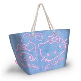 Karactermania Hello Kitty Denim beach bag
