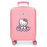 Joumma Bags Hello Kitty Hearts and Dots ABS Rollkoffer/Koffer 50cm