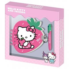 Karactermania Hello Kitty and Friends Strawberry Tagebuch und Stift