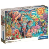 Clementoni High Quality Elephants� Carnival puzzle 500pcs