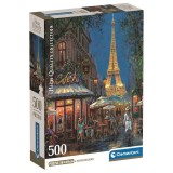 Clementoni High Quality Night at the Eiffel Cafe puzzle 500pcs