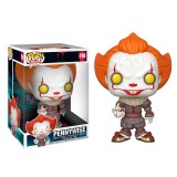 IT Pennywise Figur 25cm mit Boot#0786