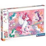 Clementoni Jolly Unicorns maxi puzzle 24pcs