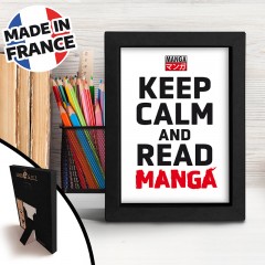 KEEP CALM AND READ MANGA Poster Kunst