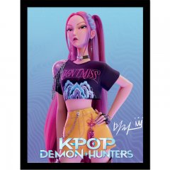 Pyramid Entertainment KPop Demon Hunters Mira gerahmtes Poster