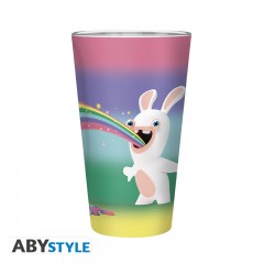 Rainbow Rabbids Glas - 400ml Spa�