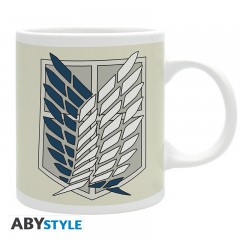 ATTACK ON TITAN - Tasse - 320 ml - Badge - subli � box