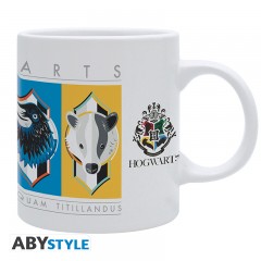 HARRY POTTER - Tasse - 320 ml - House Crests Simple - subli box
