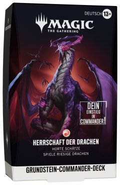 Wizards of the coast 142707-R MTG - Grundstein-Commander Deck - Herrschaft der Drachen - DE